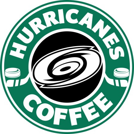 Carolina Hurricanes Starbucks Coffee Logo vinyl decal